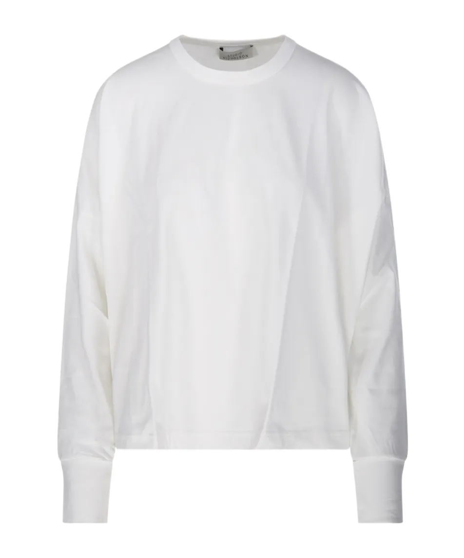 Studio Nicholson Loop Long Sleeved Crewneck T-Shirt