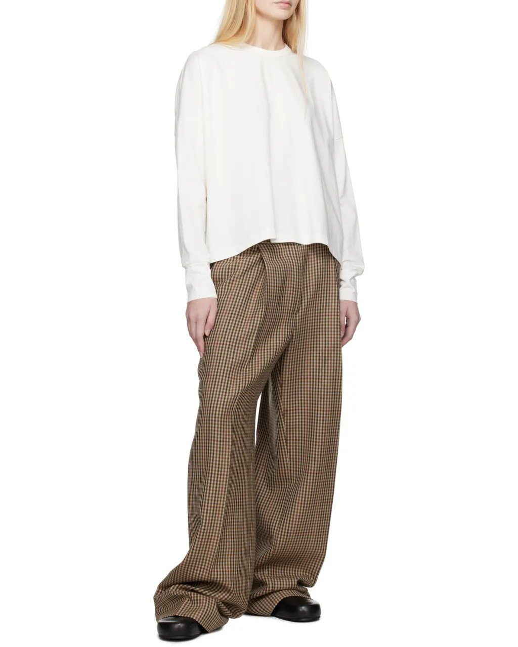 Studio Nicholson Loop Long Sleeved Crewneck T-Shirt