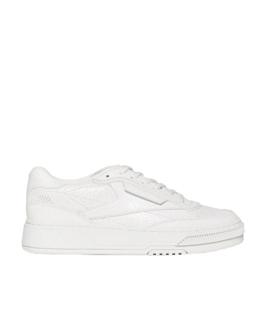 Club C Ltd Cracked Leather Sneakers