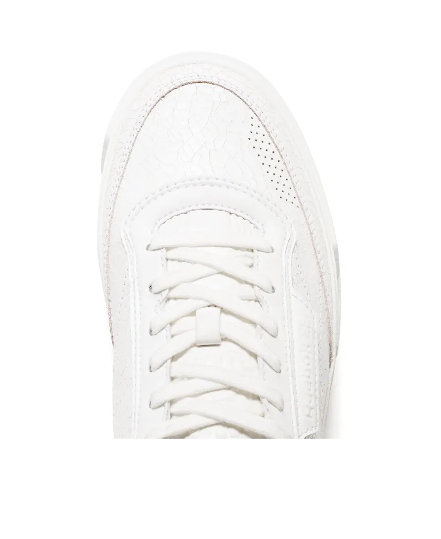 Club C Ltd Cracked Leather Sneakers