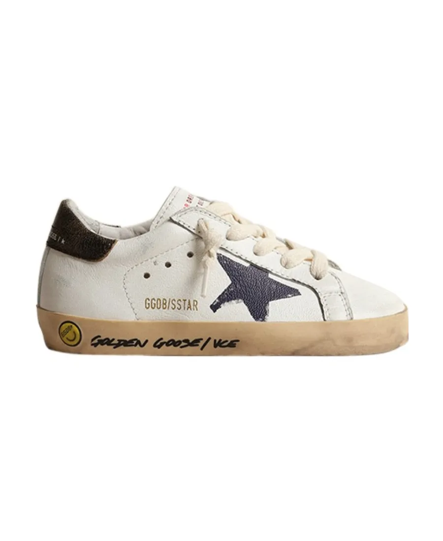 Golden Goose Kids Superstar Lace-Up Sneakers