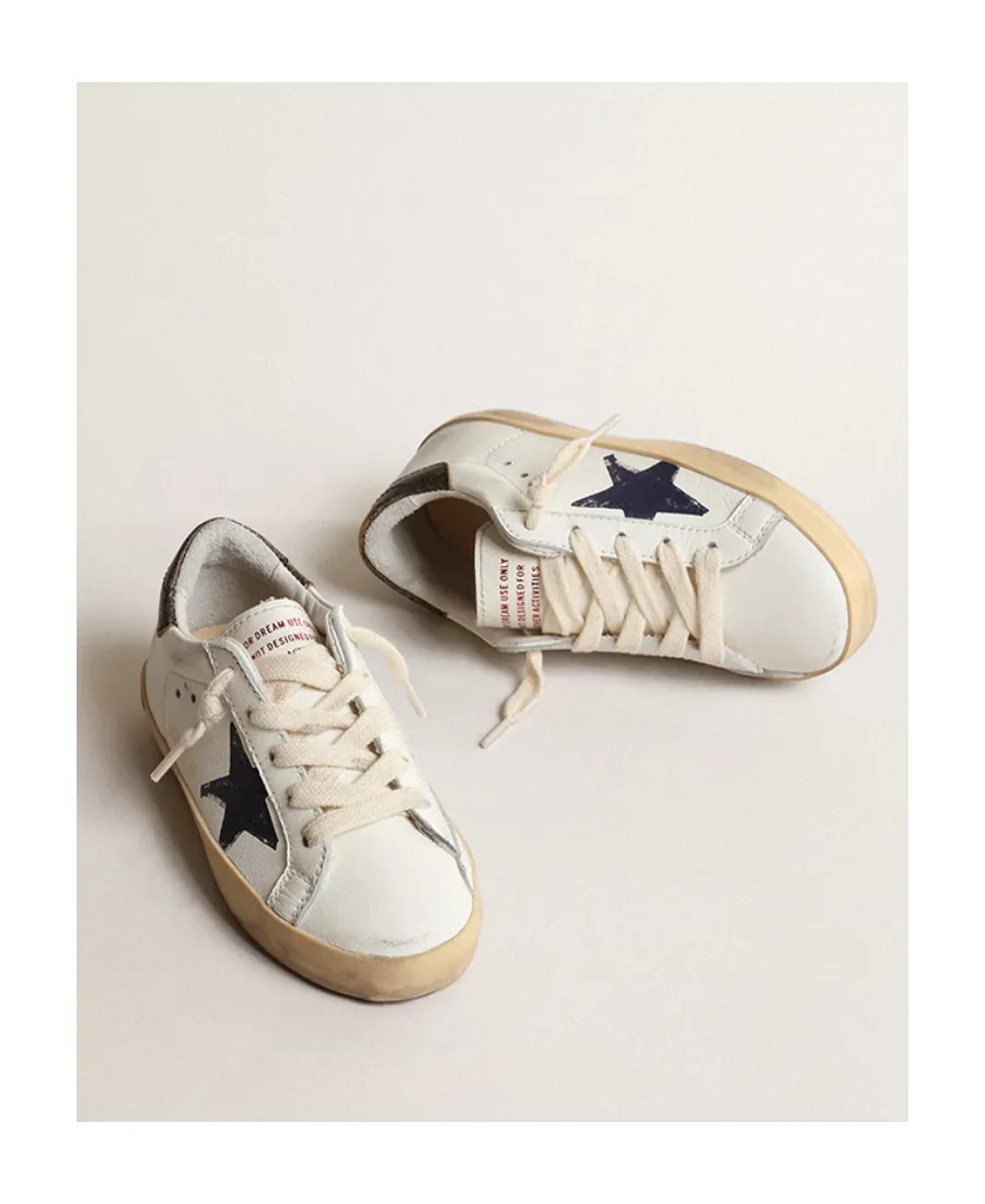Golden Goose Kids Superstar Lace-Up Sneakers