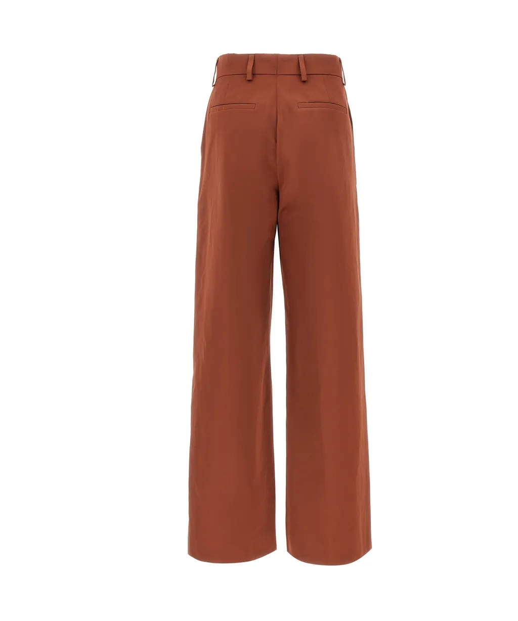 Belt-Loop Casual Pants
