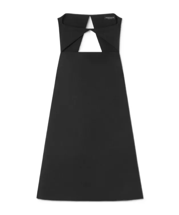 Versace Cut-Out Open-Back Sleeveless Mini Dress