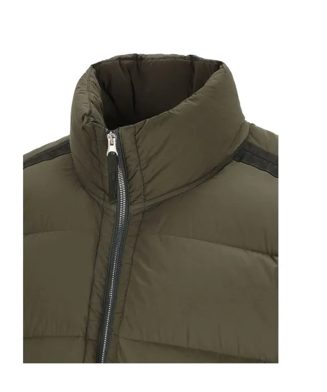 Stone Island High-Neck Zip-Up Coat