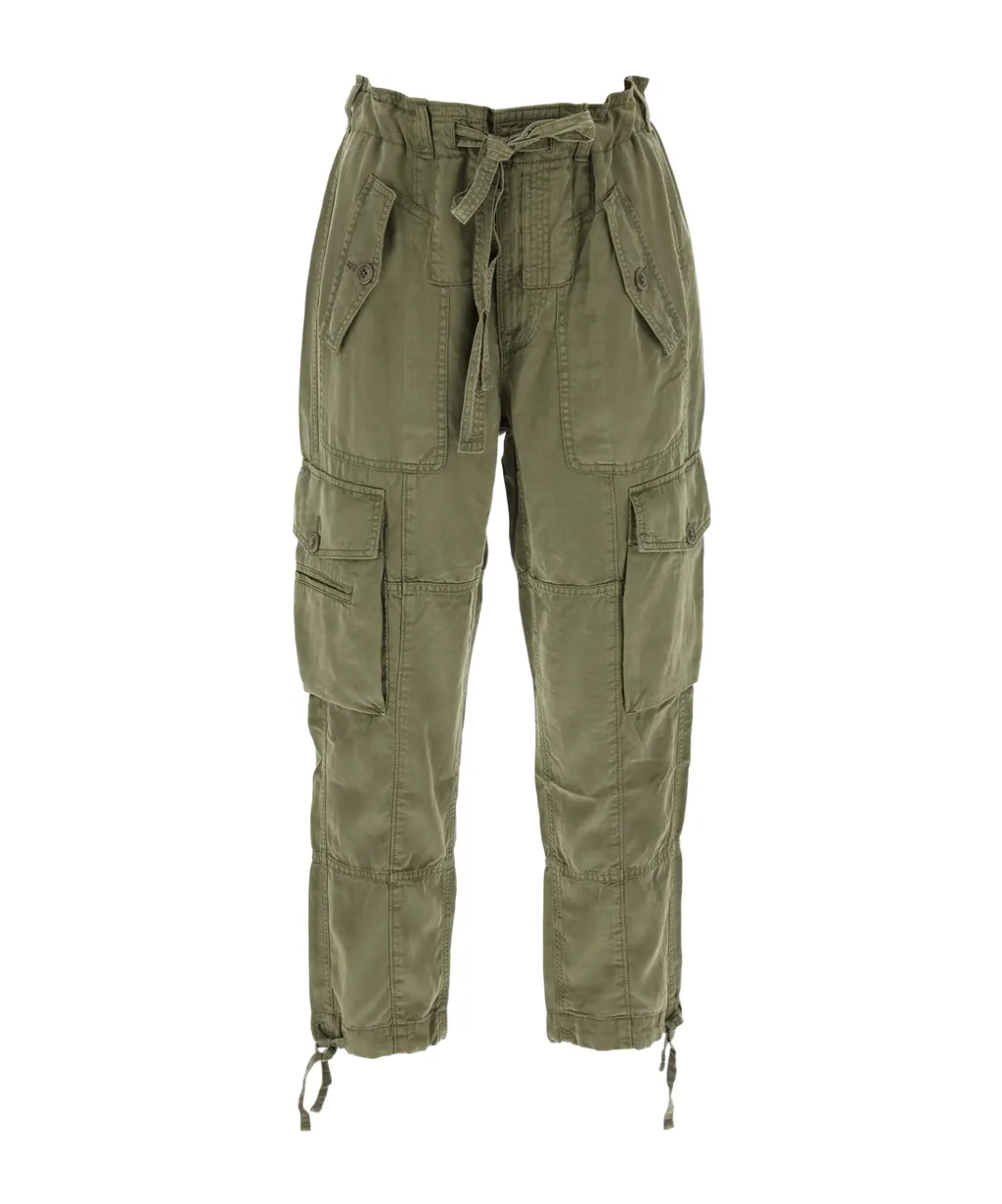 Cargo-Style Tapered Trousers