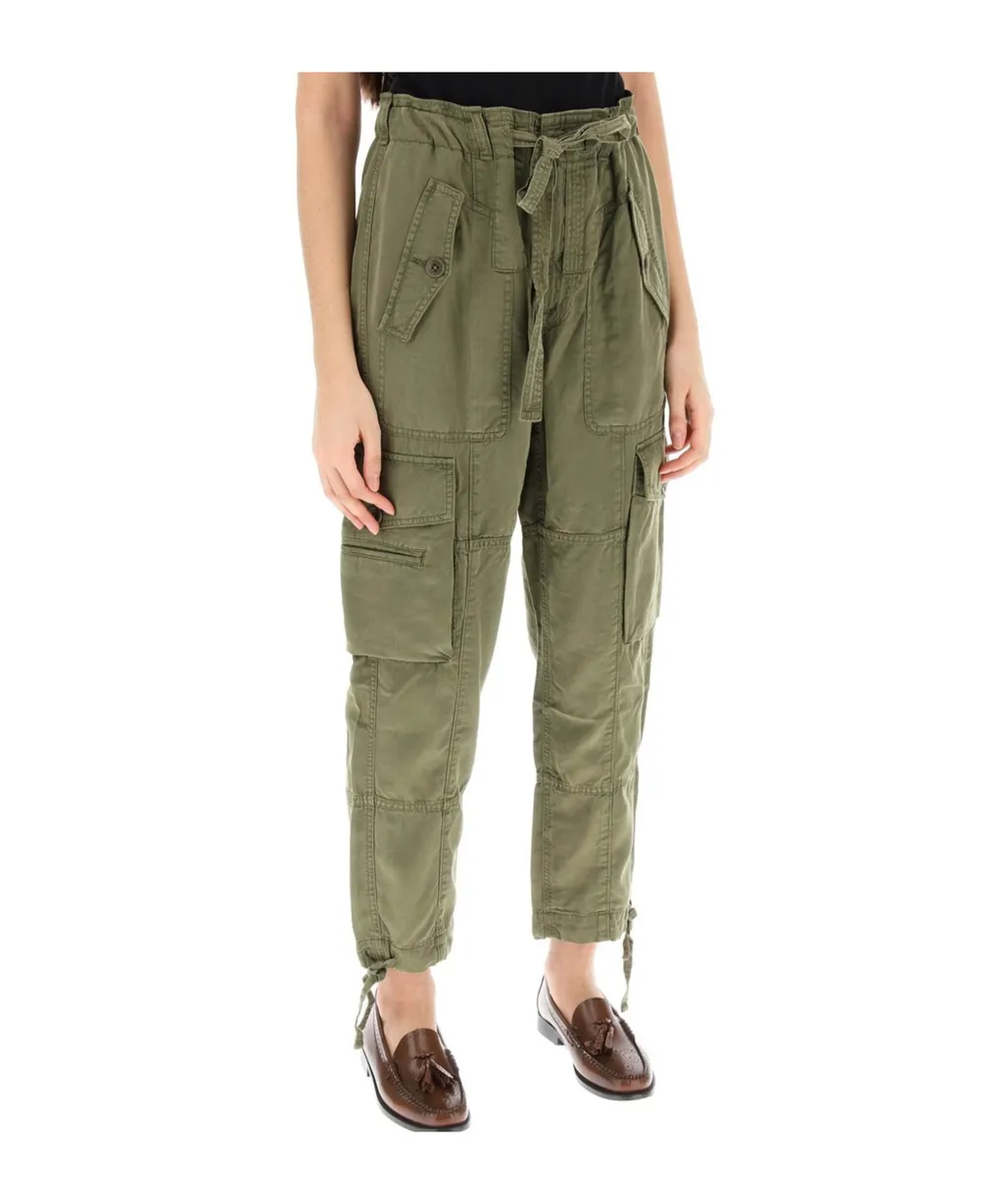 Cargo-Style Tapered Trousers