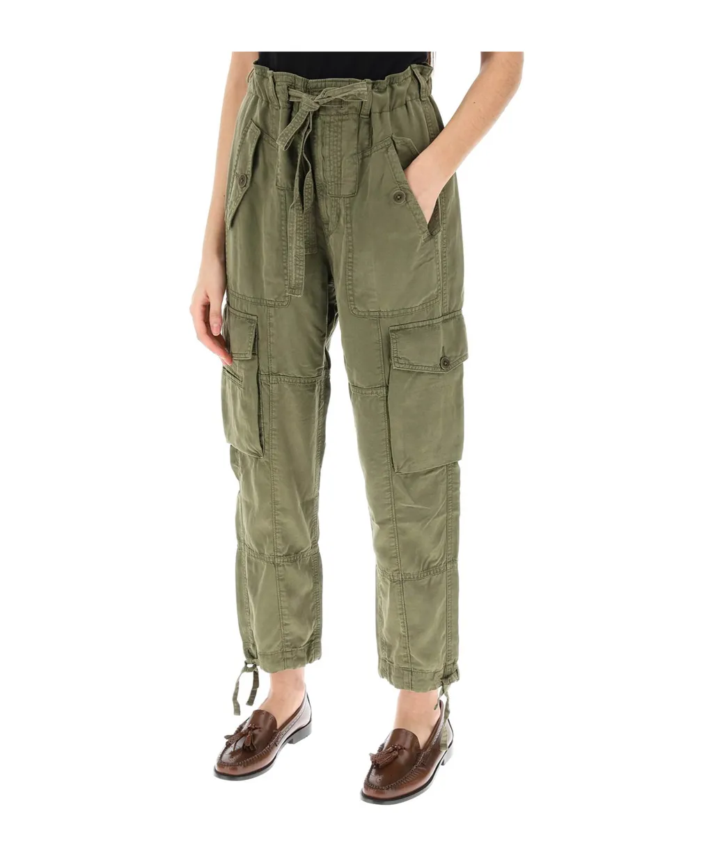 Cargo-Style Tapered Trousers