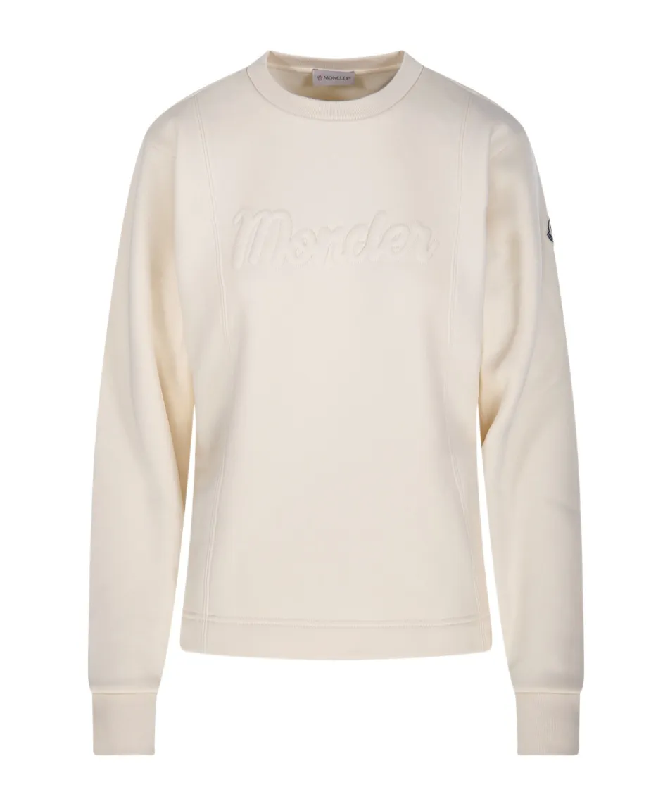 Moncler Logo Patch Crewneck Sweatshirt