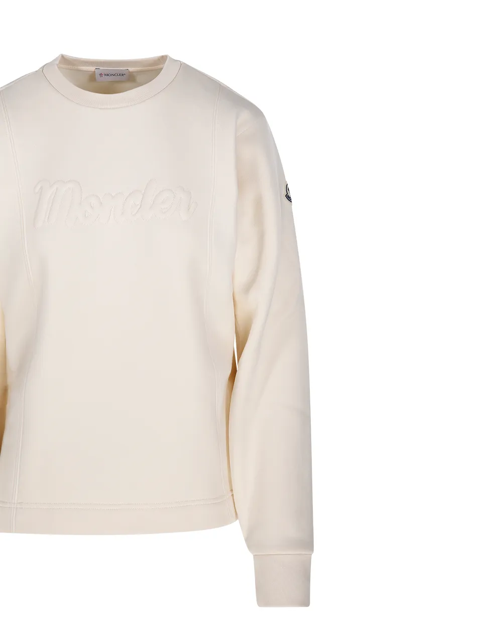 Moncler Logo Patch Crewneck Sweatshirt