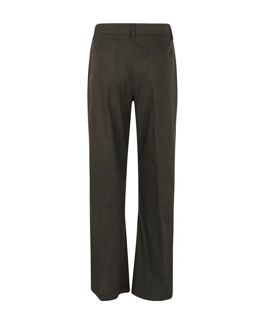 P.A.R.O.S.H. Mid-Rise Wide-Leg Pants