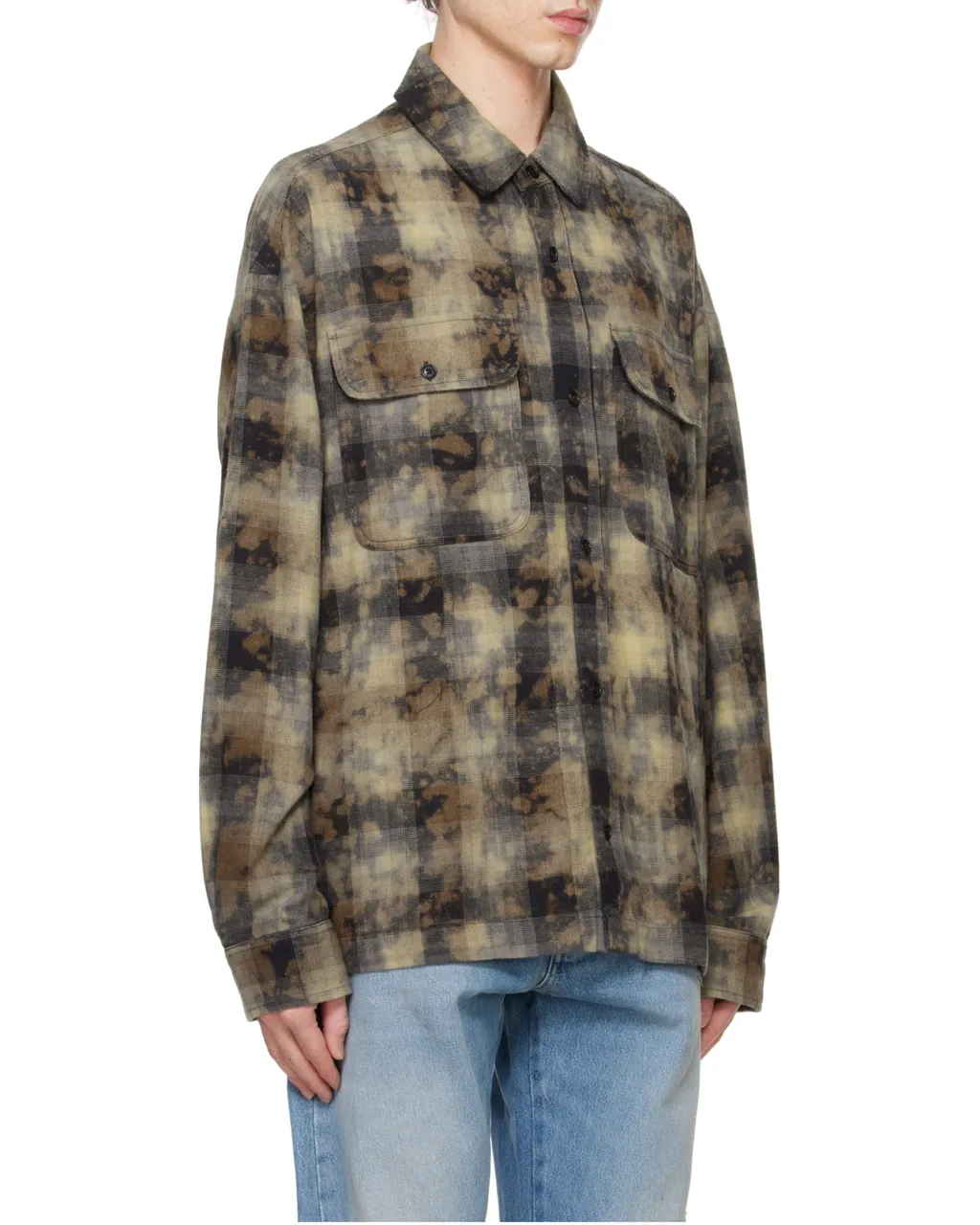 Palm Angels Checked Long-Sleeved Shirt