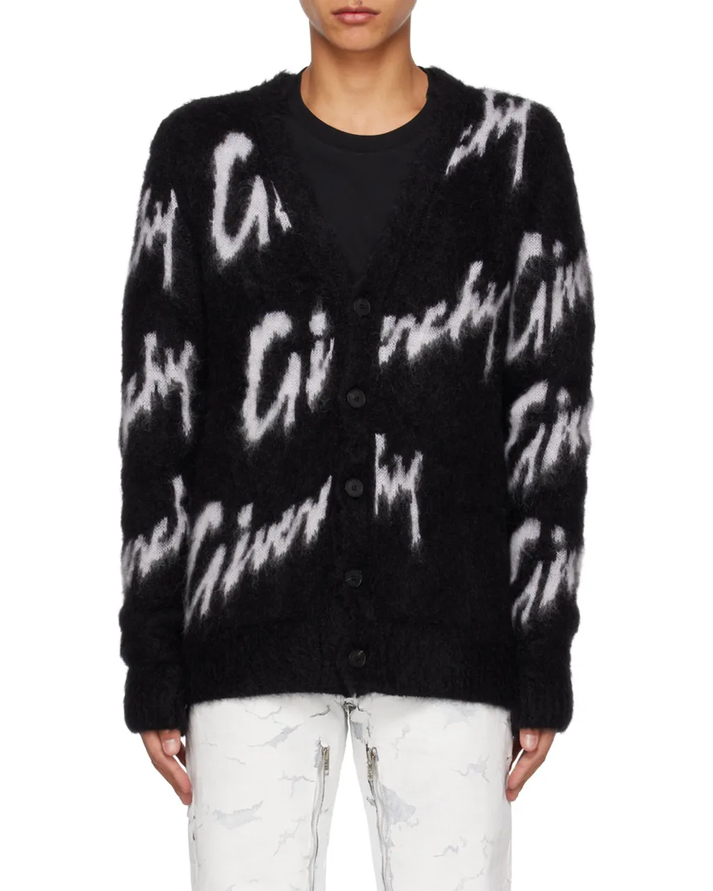 Givenchy Logo Embroidered Crewneck Knit Jumper