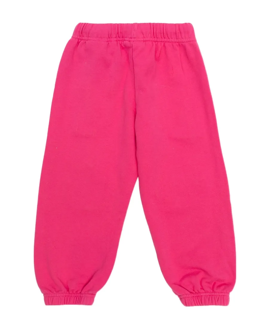 Palm Angels Kids Smiley-Patch Drawstring Track Pants