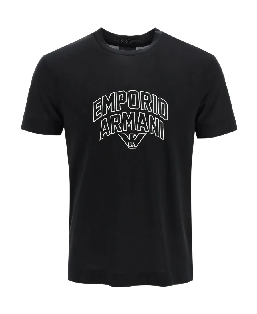 Logo-Print Lyocell-Cotton T-Shirt