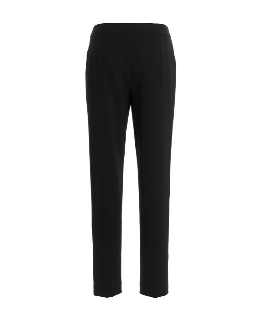 Moschino Smiley Buckled Tailored Pants