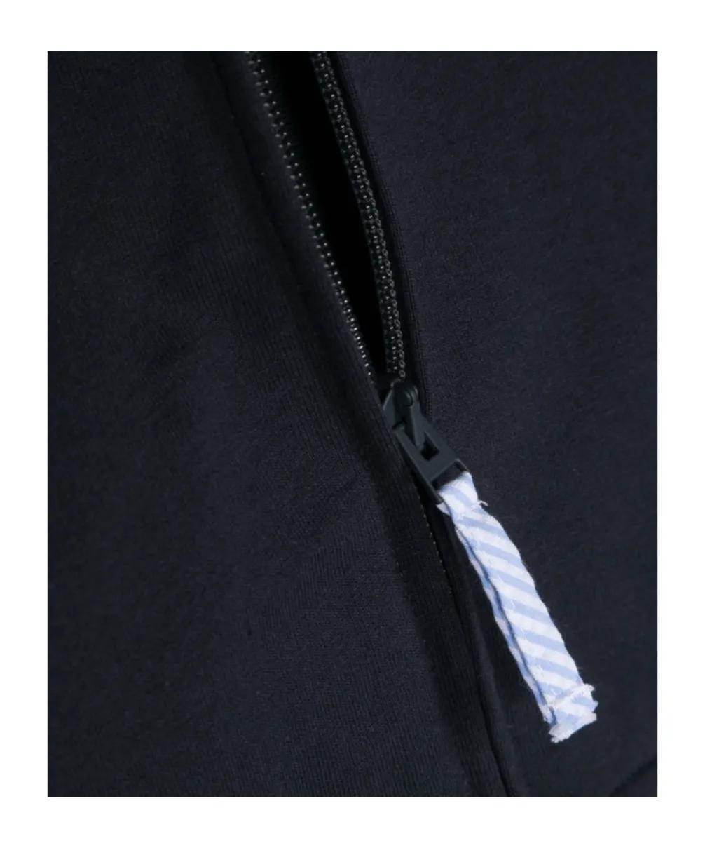 Zipper Hooded Sweater