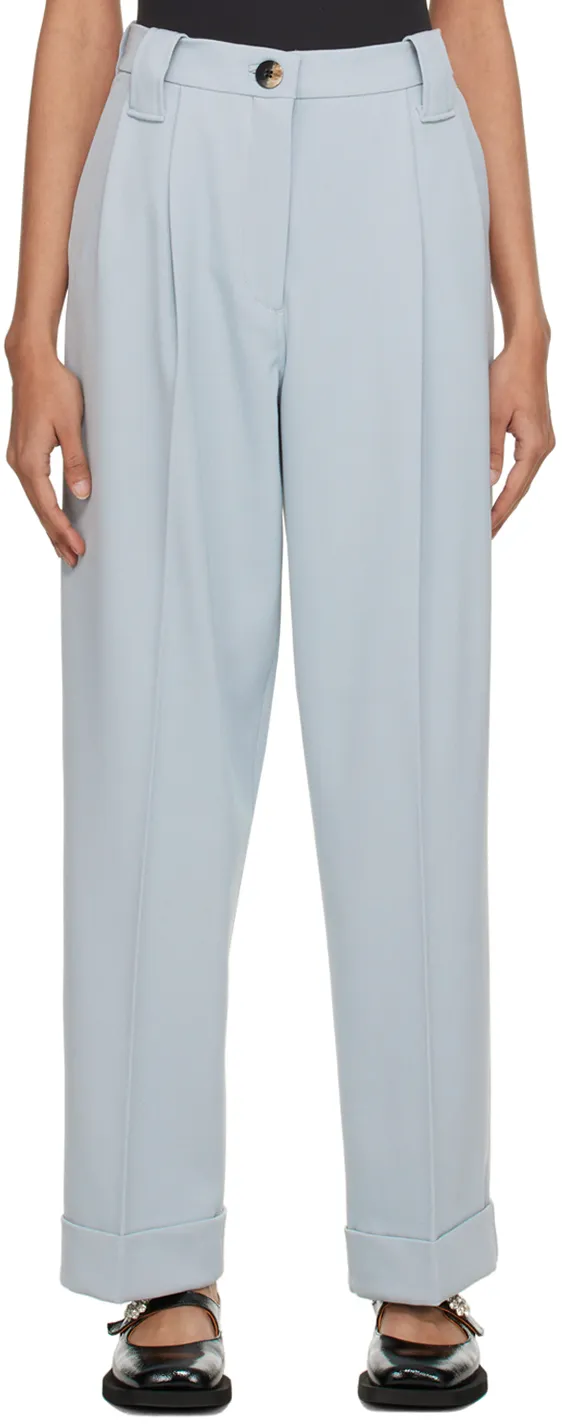 Tailored Straight-Leg Trousers
