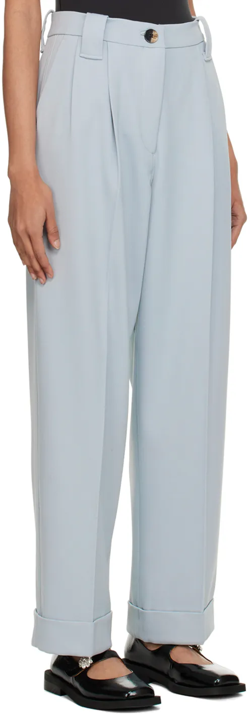 Tailored Straight-Leg Trousers