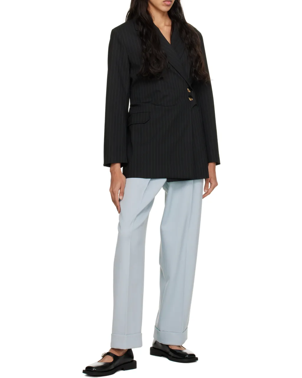 Tailored Straight-Leg Trousers