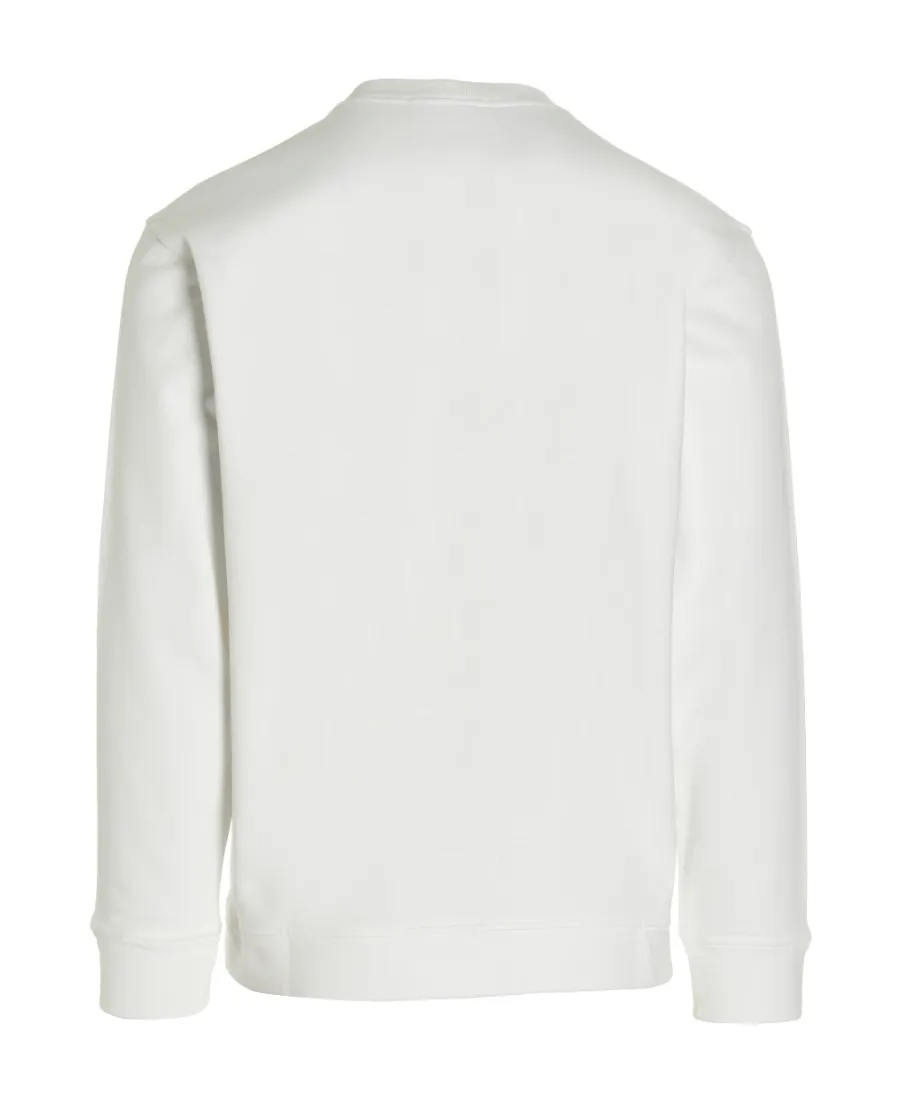 Compass-Motif Long-Sleeved Sweatshirt