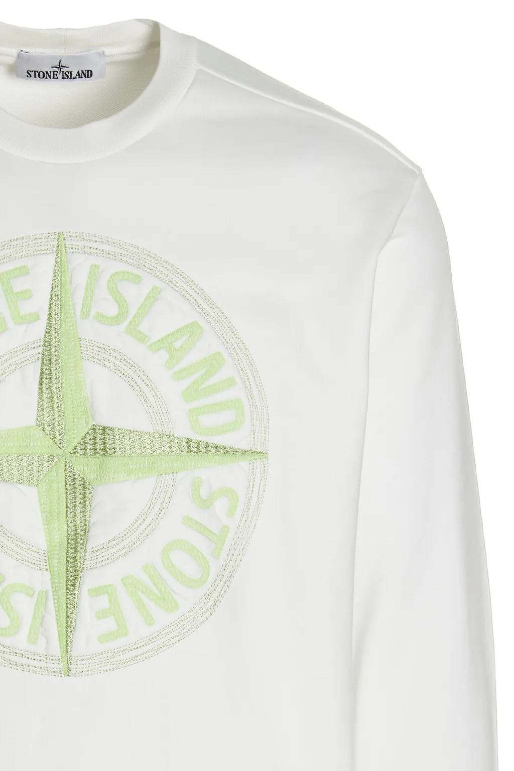 Compass-Motif Long-Sleeved Sweatshirt