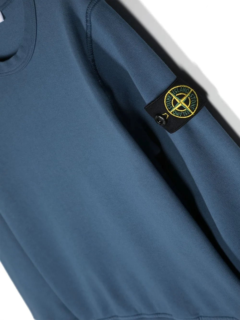 Stone Island Junior Logo Patch Crewneck Sweatshirt
