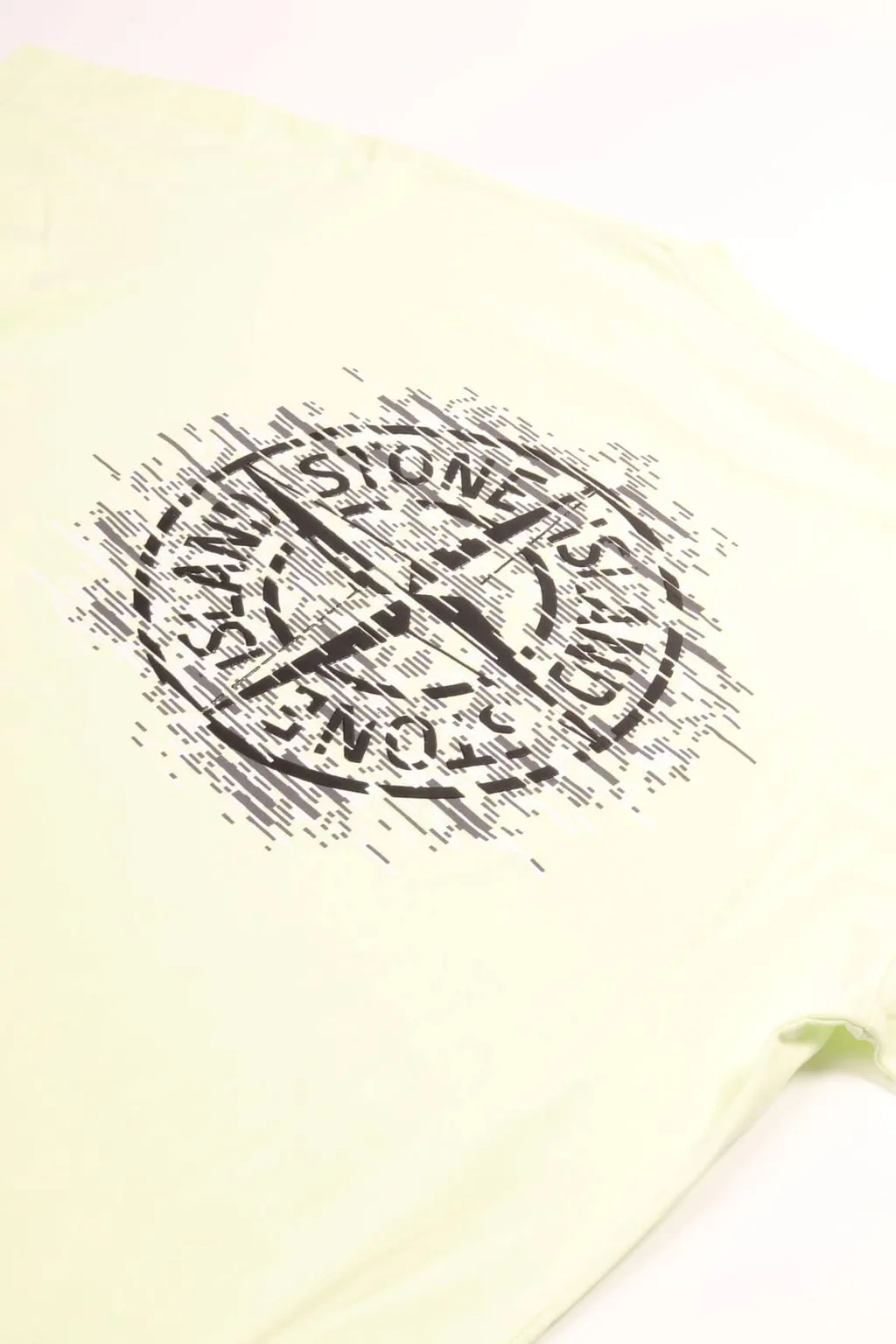 Stone Island Logo Printed Crewneck T-Shirt