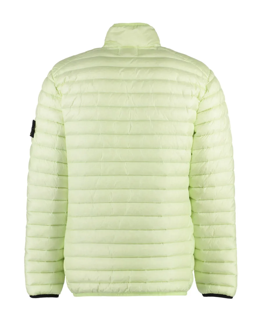 Stone Island Logo Patch Zip-Up Padded Jacket