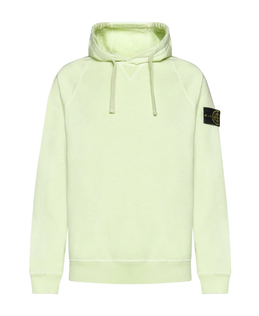 Compass-Patch Cotton Hoodie