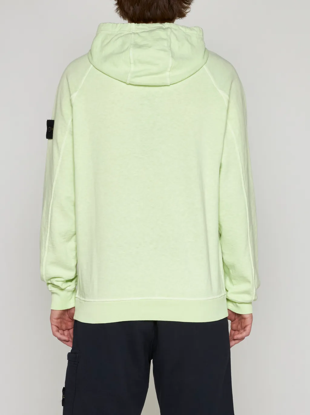 Compass-Patch Cotton Hoodie