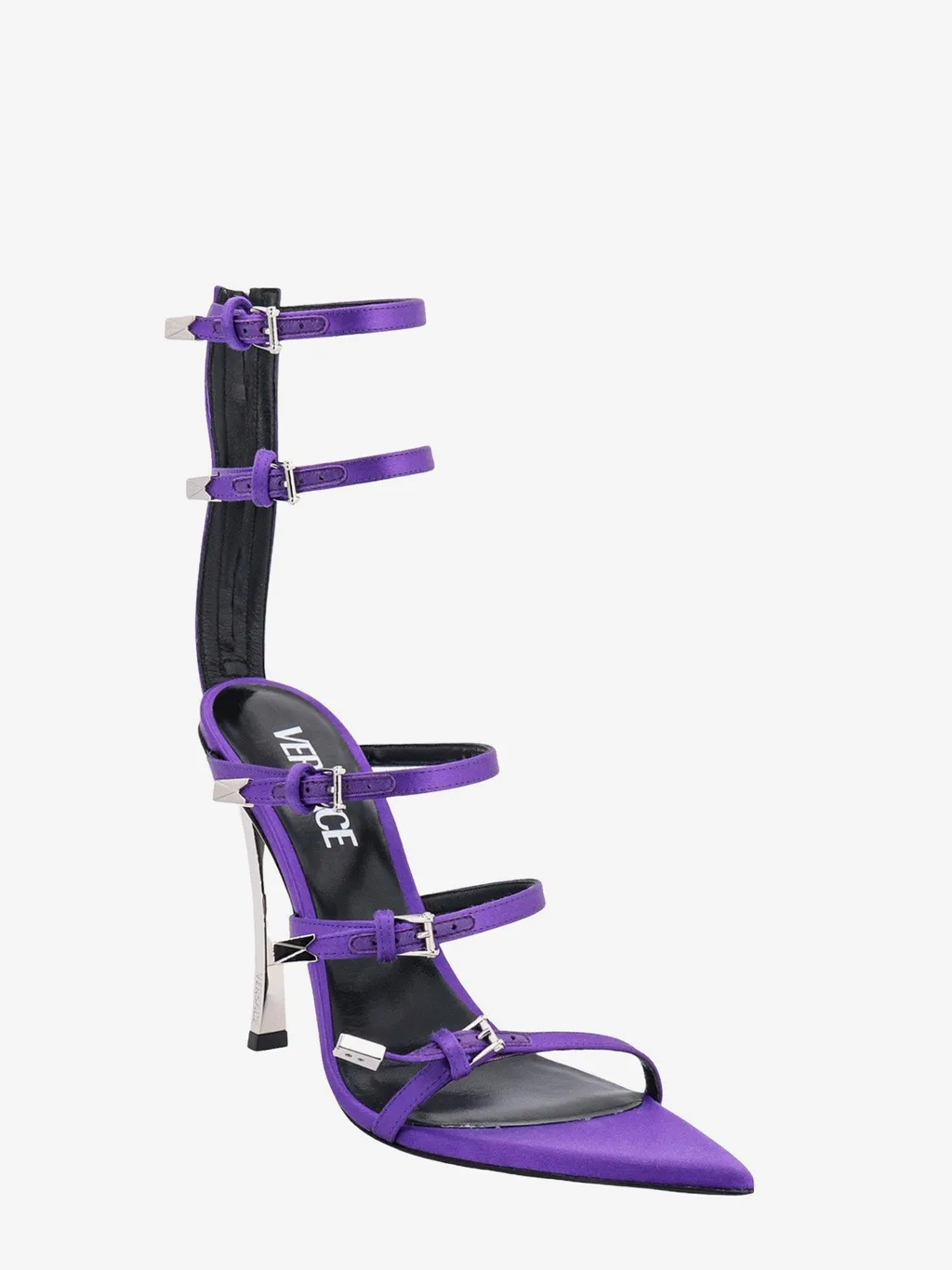 Versace Pin-Point Buckle-Strap Fastened Sandals