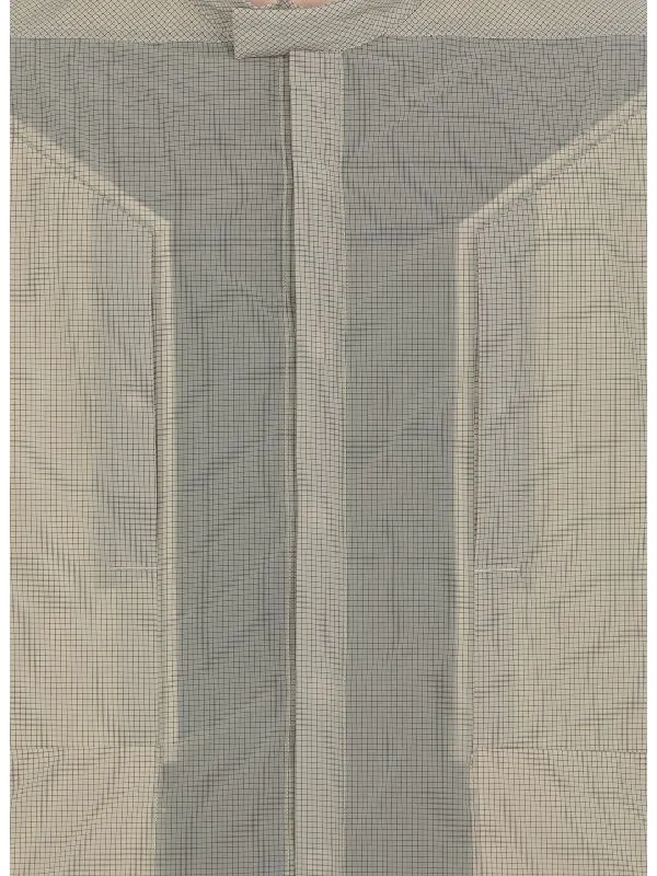 Rick Owens Geometric Pattern Oversized Shirt