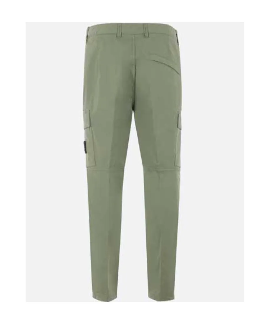 Stone Island Logo Patch Cargo Pants