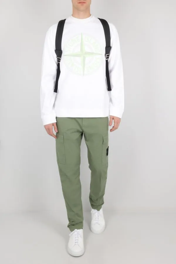 Stone Island Logo Patch Cargo Pants