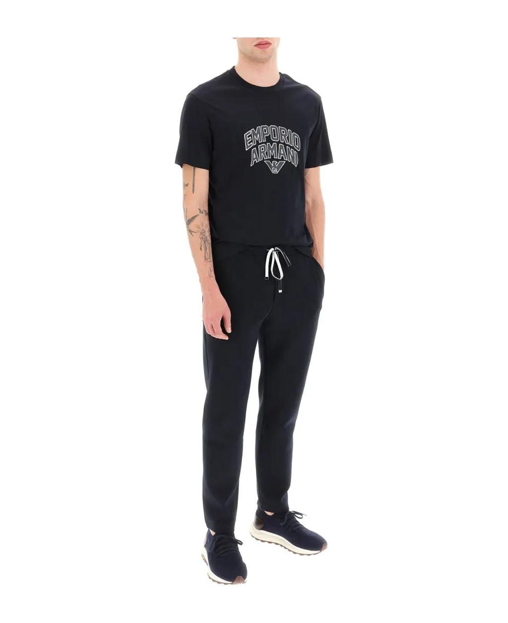 Logo-Print Lyocell-Cotton T-Shirt