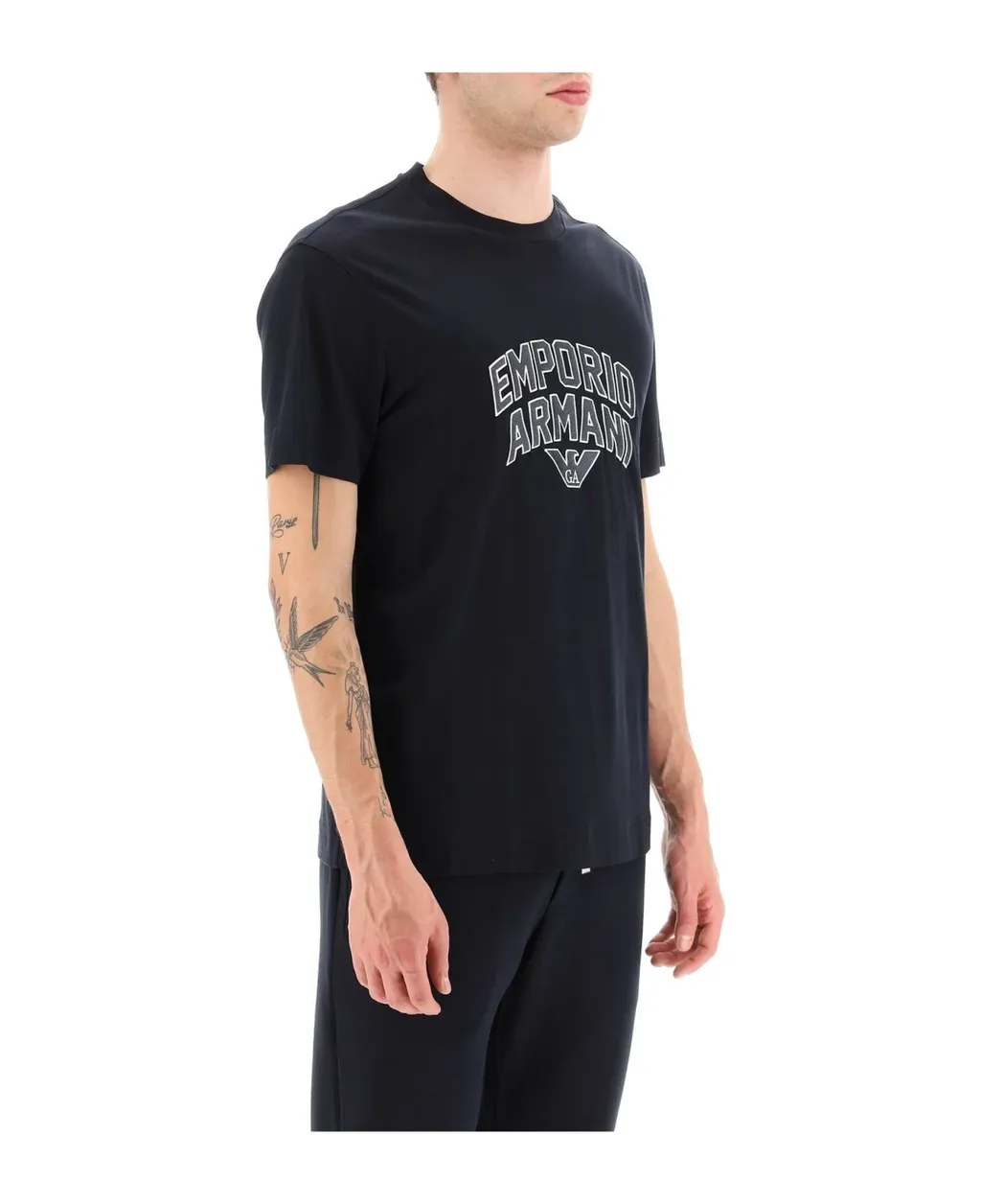 Logo-Print Lyocell-Cotton T-Shirt