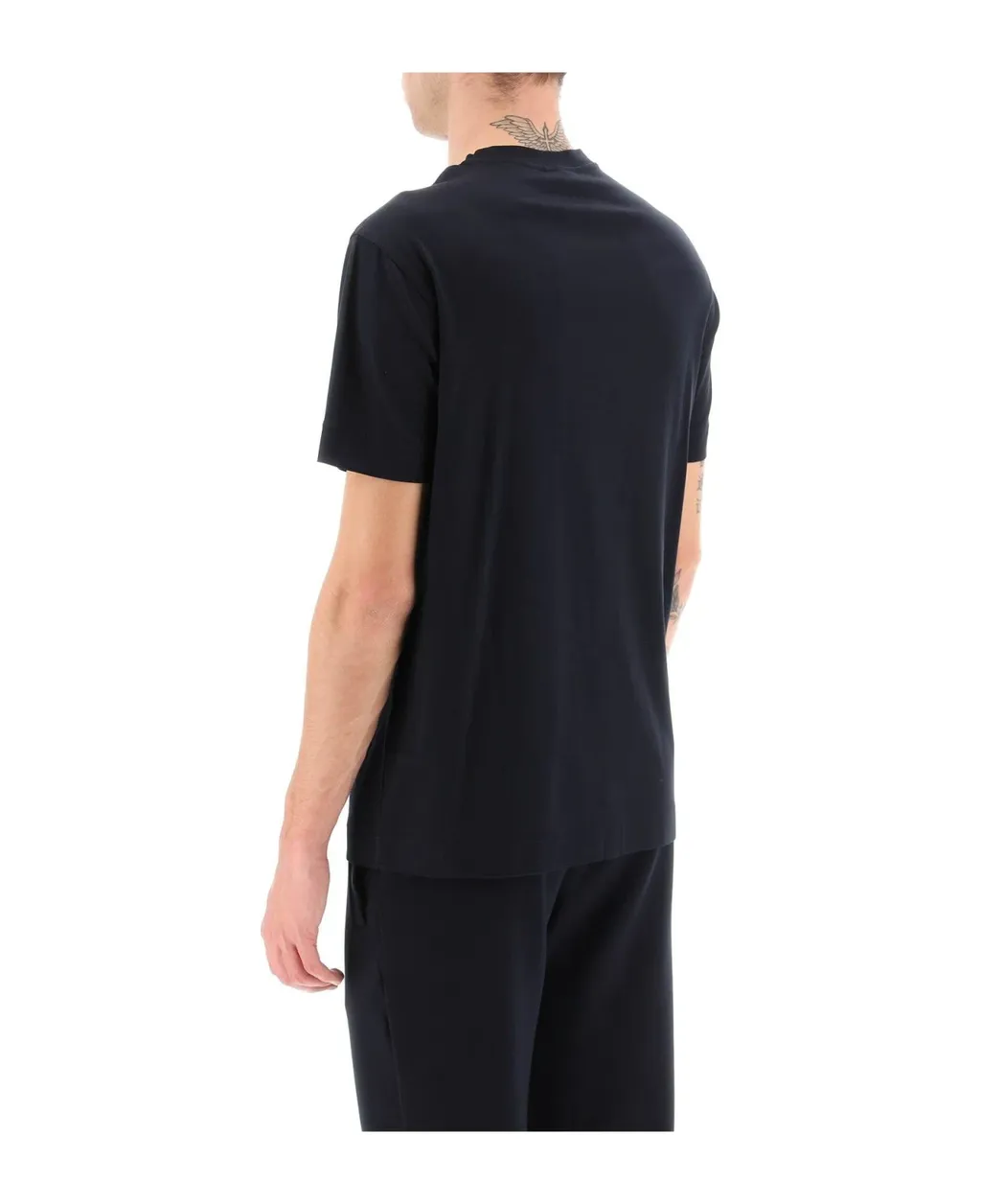 Logo-Print Lyocell-Cotton T-Shirt