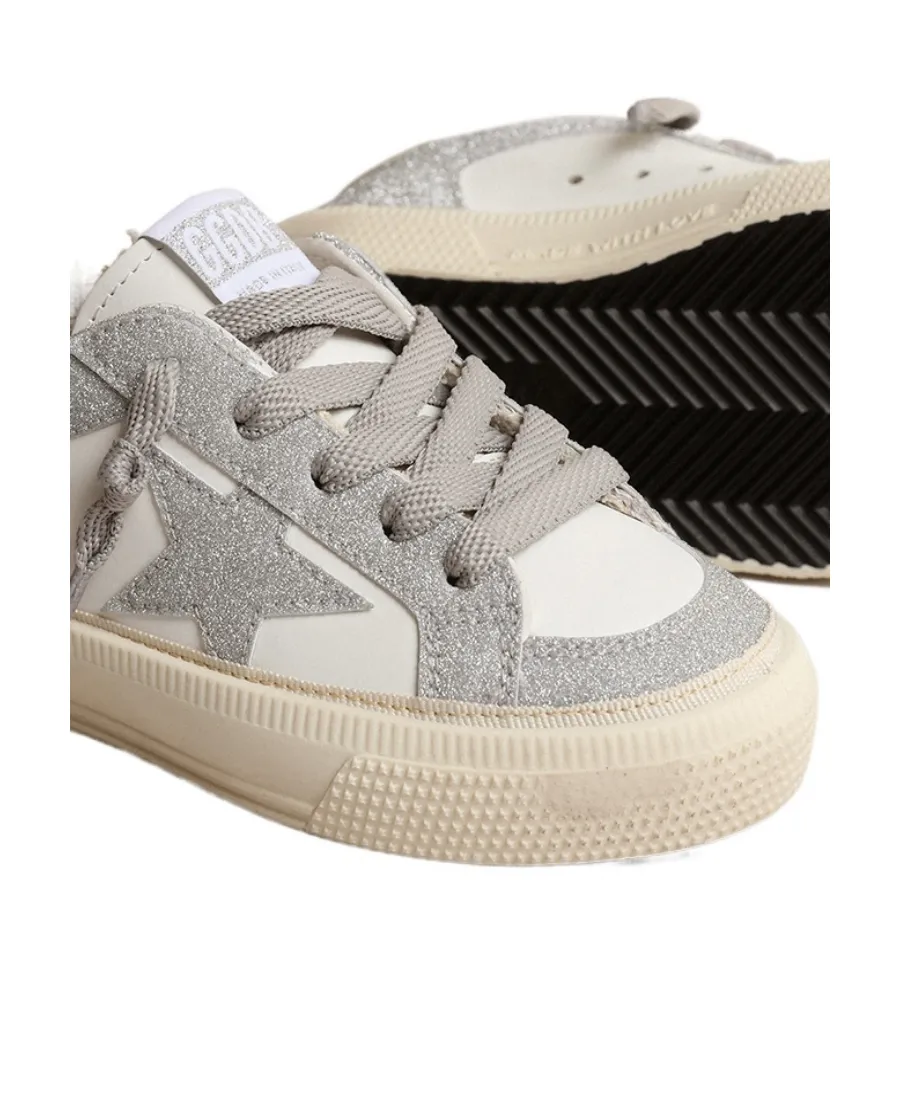 May Glitter-Detail Sneakers