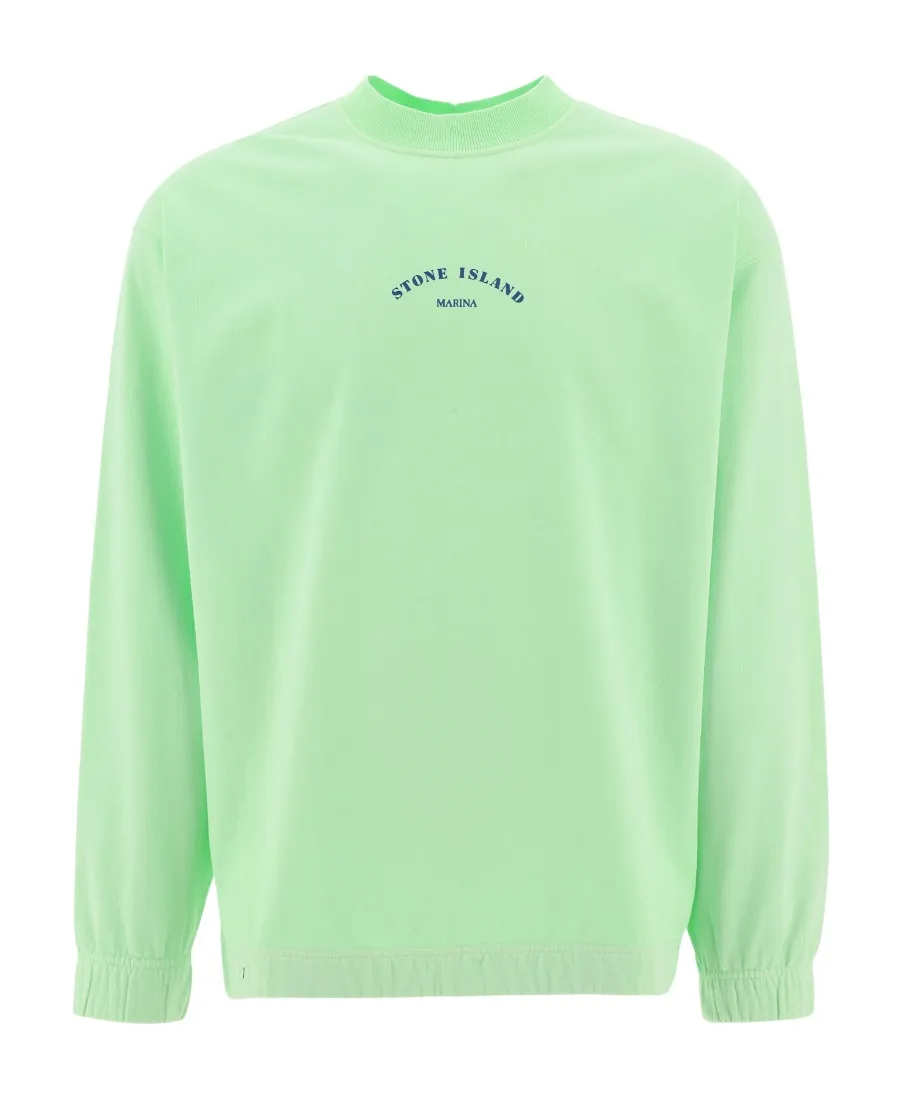 Logo-Print Long-Sleeve Sweatshirt