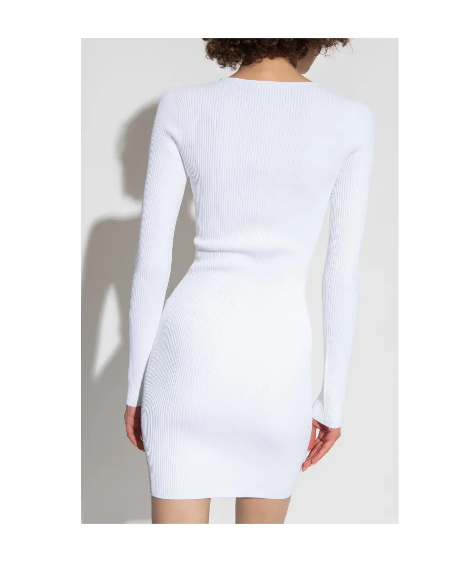 Dsquared2 Cut-Out Detailed Ribbed Dress
