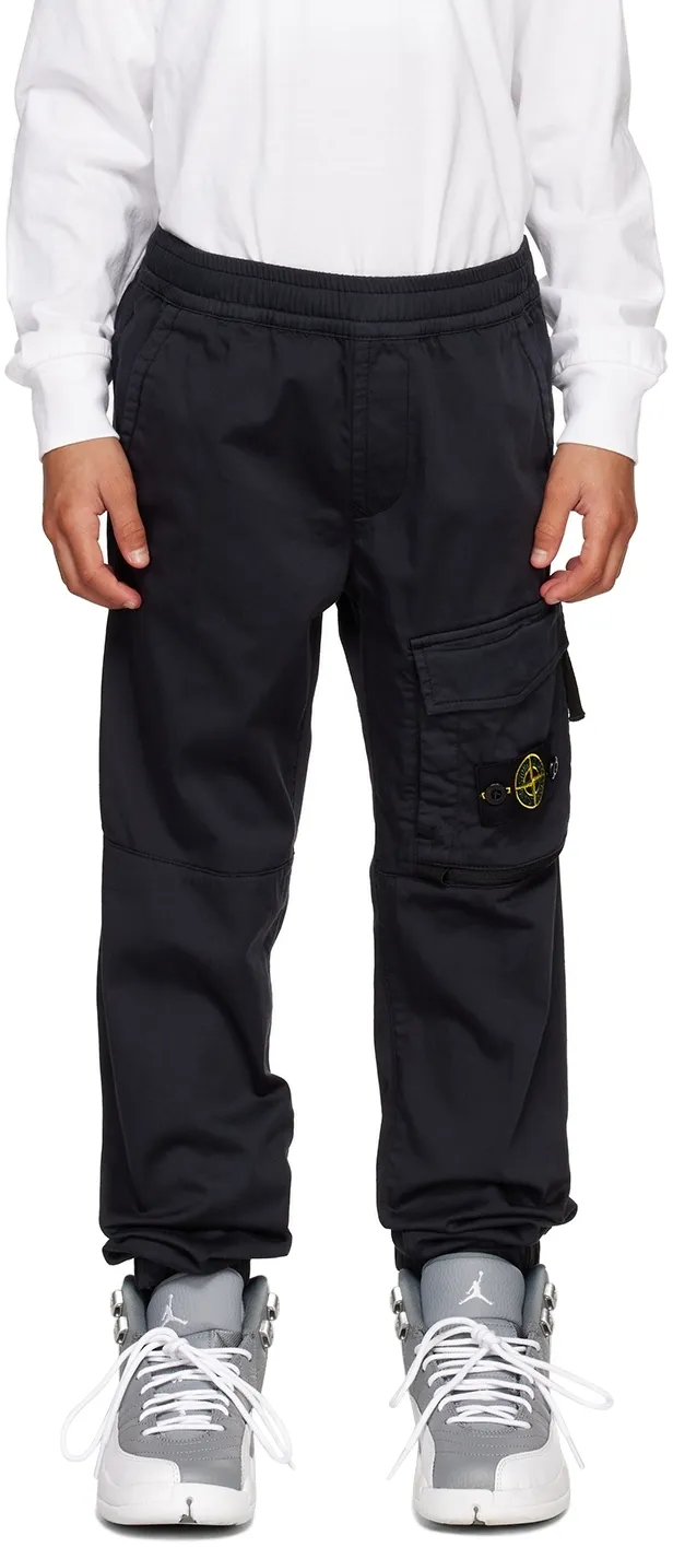 Compass-Patch Cargo Trousers