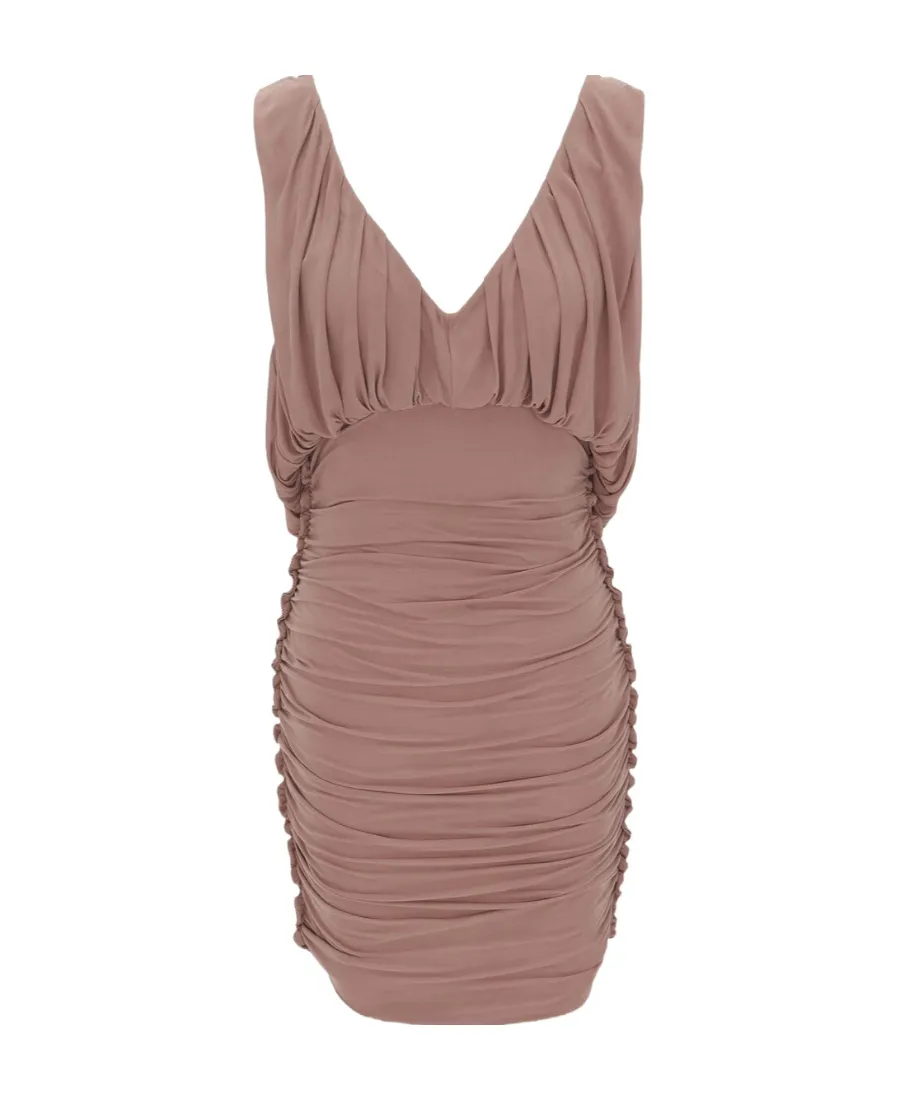 Saint Laurent Draped Sleeveless Dress