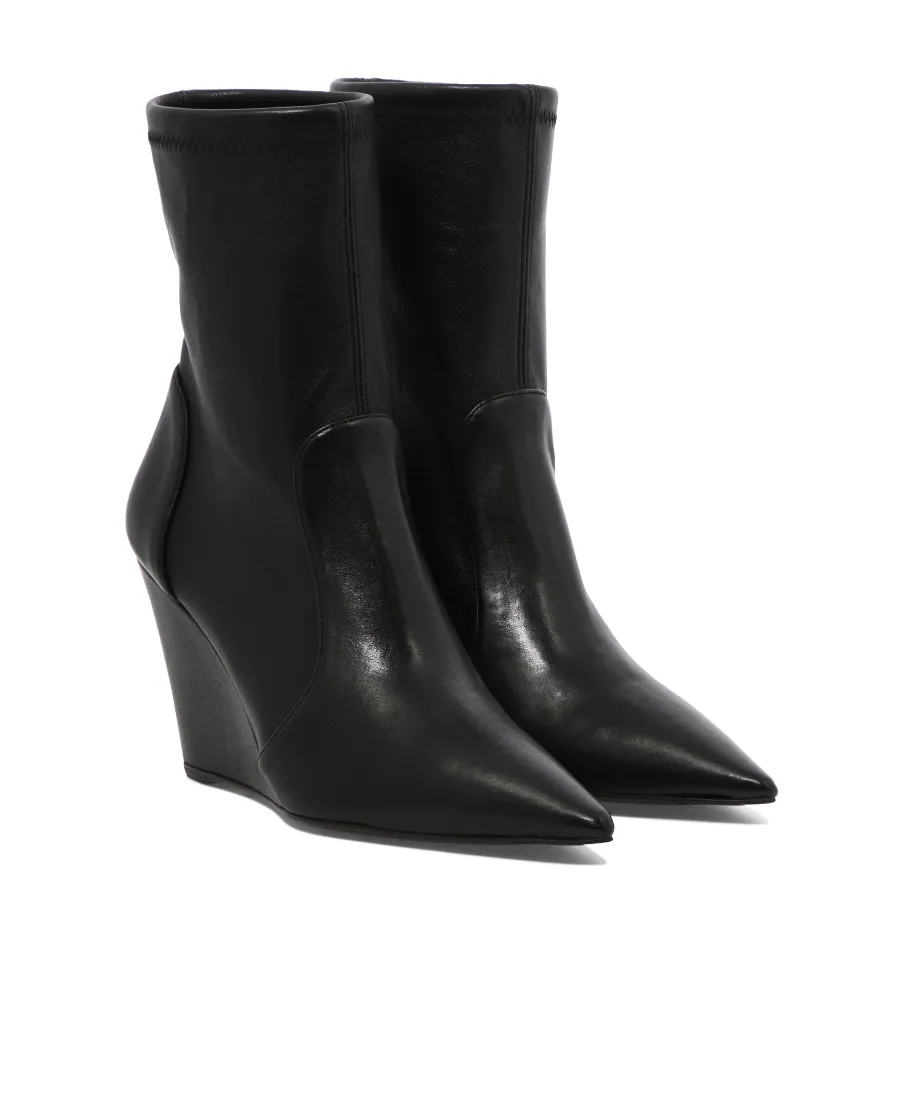 Stuart Weitzman Stuart Wedge Sock Ankle Boots
