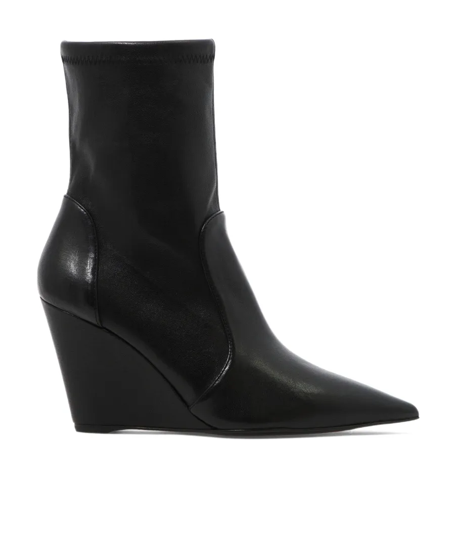 Stuart Weitzman Stuart Wedge Sock Ankle Boots