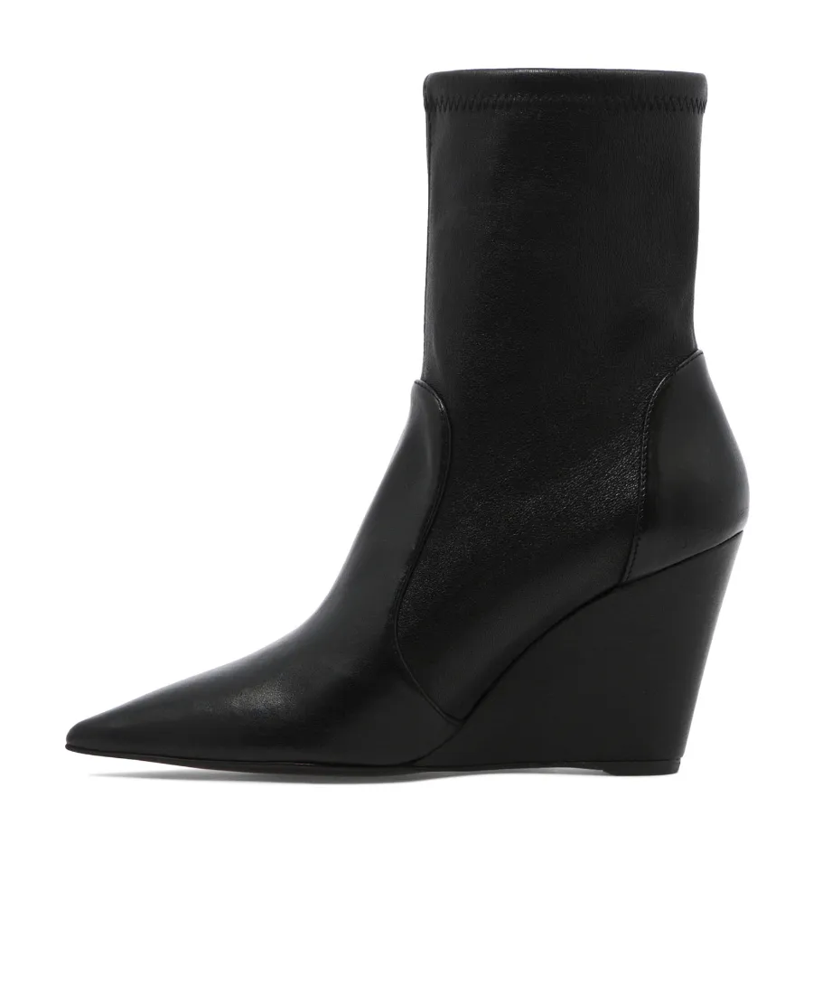 Stuart Weitzman Stuart Wedge Sock Ankle Boots