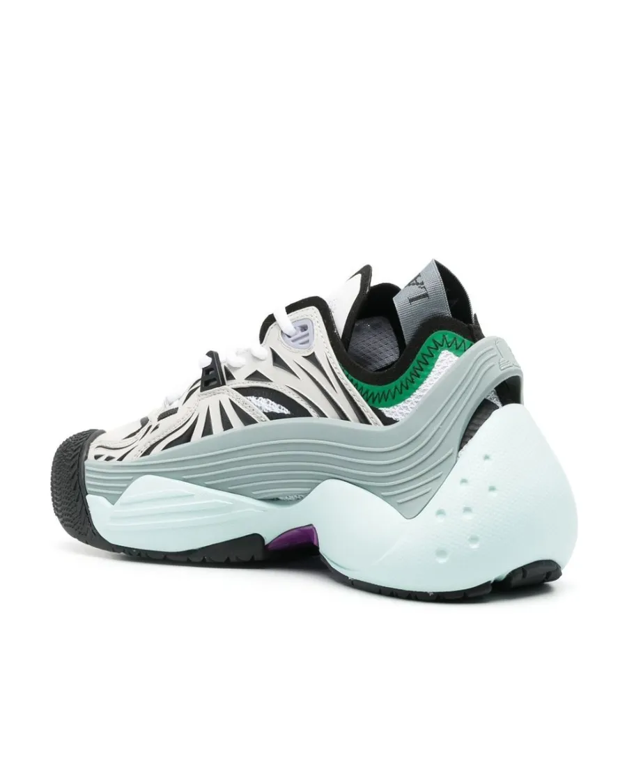 Lanvin Mesh Flash-X Lace-Up Sneakers