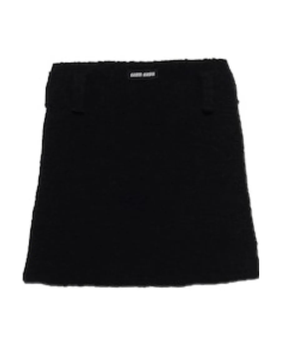 Bouclé Miniskirt