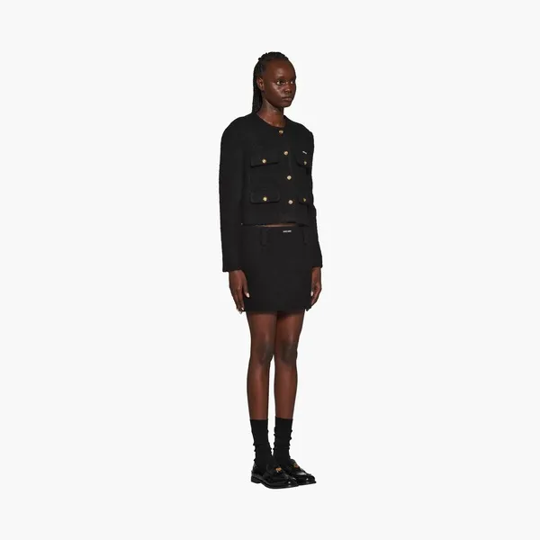 Bouclé Miniskirt