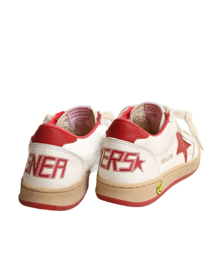 Golden Goose Kids Round Toe Lace-Up Sneakers